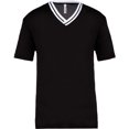 thumbnail image 1 of Proact - Camiseta estilo universidad para adultos unisex (Negro/Blanco), 1 of 2