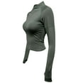thumbnail image 5 of EDFBUYKRS Black Women's Long Sleeve T-Shirt, Long Sleeve Shirts for Women Womens T Shirts Long Sleeve Crew Neck Shirts Basic Tee Sort Comfy Printed Tops Blouse,Women's Long Sleeve T-Shirt M, 5 of 6