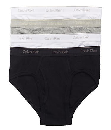 Calvin Klein Men's Cotton Classic Low Rise Brief (4-Pack) by COTY