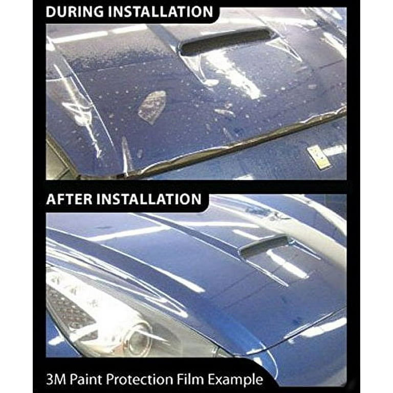 VViViD Clear Paint Protection Scratch Resistant Vinyl Wrap Film (8 Inch x  120 Inch w/Toolkit) 