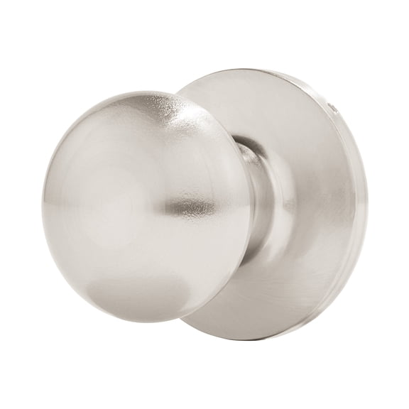 Hyper Tough Passage Hall & Closet Mushroom Doorknob, Satin Nickel