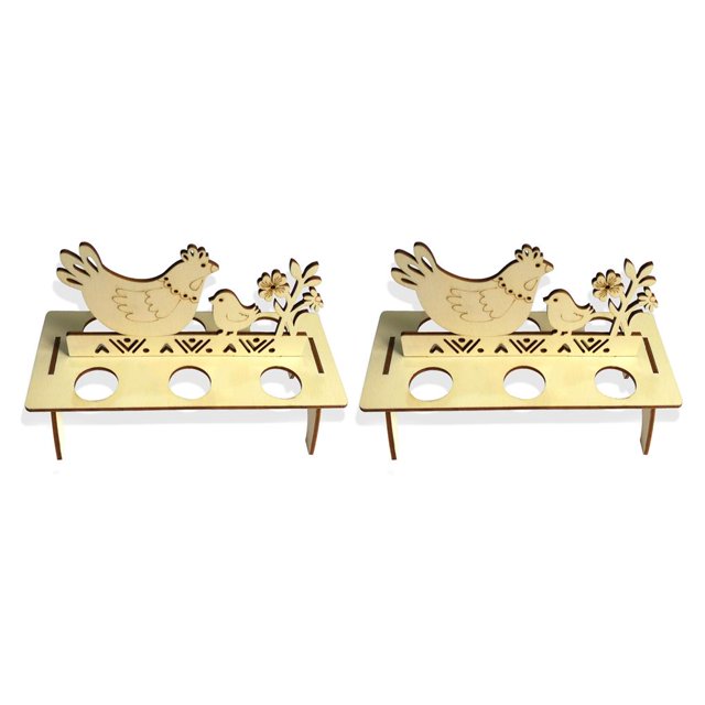 Injueey Decoración de de Pascua, estante para huevos, bonitos estantes para huevos DIY, adornos de escritorio de cocina reutilizables, Type1 NO1