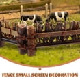 thumbnail image 3 of Shisuyan Mini Fence Decor Bamboo Fence Model Micro Landscape Decoration Microlandschaft Fence Photo Prop, 3 of 8
