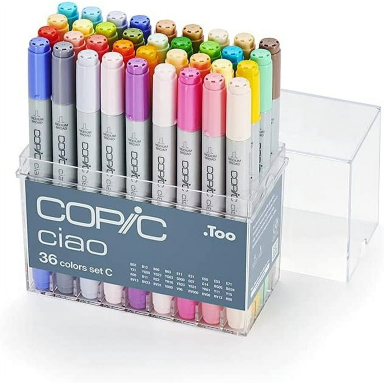 Copic Markers Ciao 36-Piece Marker (Set C) - Walmart.com