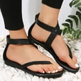 thumbnail image 5 of Juebong Sandals clearance Women Flat Sandals, Cute Boho Sandals 2025 ,Thong Slide Sandals Dresssy, Low Wedge Travel Lace Wedding Sandals, Summer Beach Sandals, 5 of 5