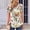 Style 05, variant on Women's Shirts Fashion Spring Element Flowers Printed Round Neck T-Shirts Womens Summer Casua Loose Short Sleeve Tops