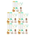 thumbnail image 2 of Guardoinrt 2x Guinea Pig Water Bottle For Small Animals Easy To Drink Leak-Proof Simple Installation yellow and green 5Set, 2 of 6
