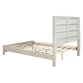thumbnail image 7 of Noble House Classic Transitional Queen Platform Bed with Headboard, Solid Wood Frame, Beige, 7 of 7