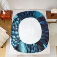thumbnail image 5 of Castle Fairy Blue Dragon Twin Sheet Sets for Kids Children,Abstract Wildlife Bedding, 5 of 7