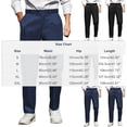 thumbnail image 3 of PNTUTB Men's Business Casual Solid Color Loose Comfortable Drapey Button Fly Zipper Straight Leg Trousers with Pockets, 3 of 6