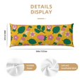 thumbnail image 2 of Disketp Strawberry Print Body Pillow Cover - Super Soft 20x54 Body Pillow Case,Long Side Hidden Zipper (without pillow core), 2 of 6