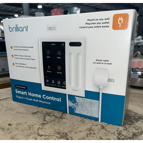 Brilliant Smart Home Control - 2-Switch Plug-In Model - Low Voltage Only