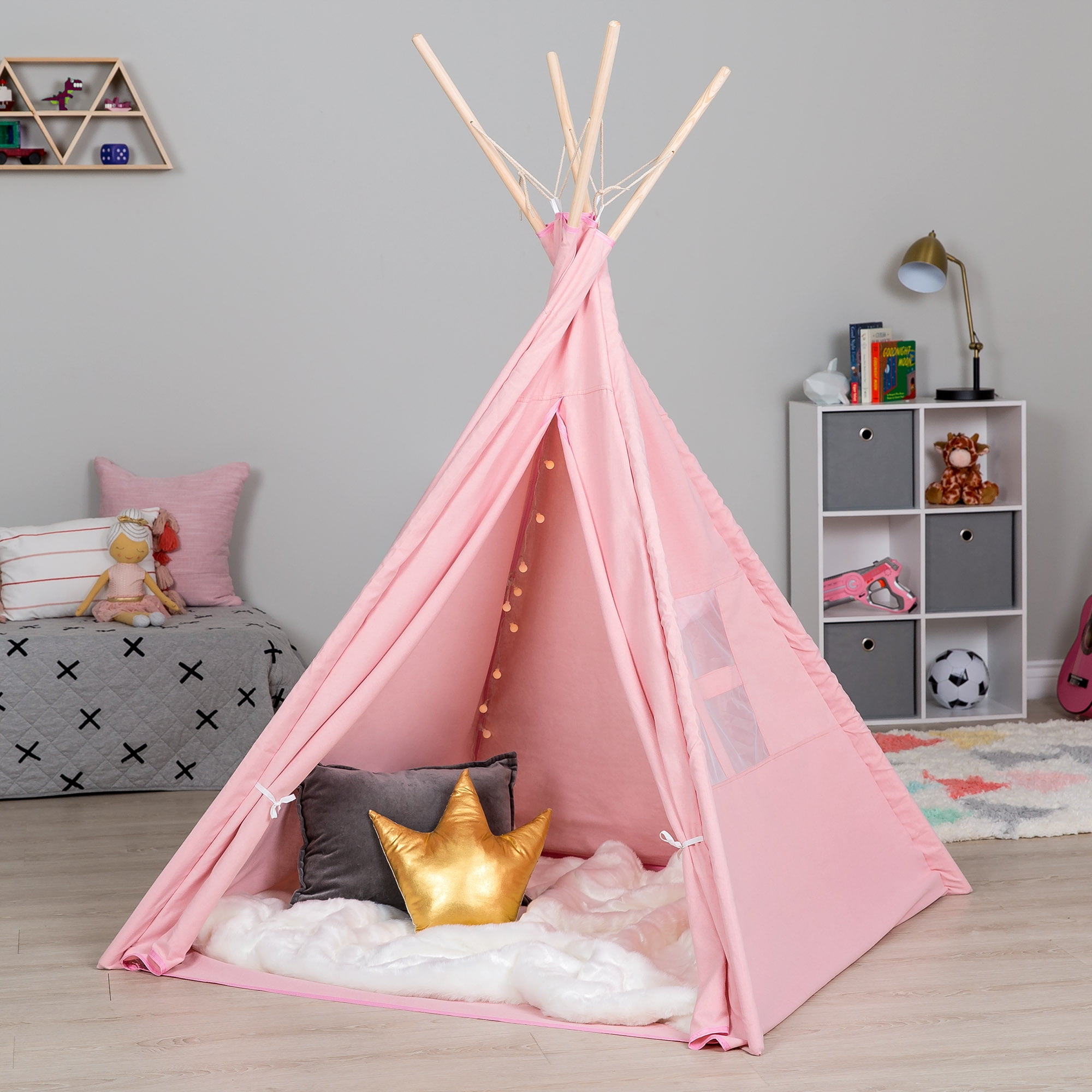 pink kids teepee