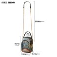 thumbnail image 2 of FORMRS Crossbody Bag for Women Quilted Travel Shoulder Cell Phone Purse with Chain Strap Handbag, Wooden Boat, 2 of 7