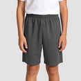 thumbnail image 2 of Wxirdiow Baby Jogger Boys Cotton Shorts with Drawstring for Kids Summer Athletic Casual Short Dark Gray Size,6-7 Years, 2 of 8