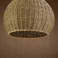 thumbnail image 6 of Home Ceiling Annika 1-Light Rattan Pendant Light - Brown, 6 of 7