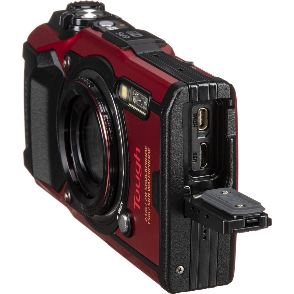 Olympus Tough TG-6 Adventure-Ready Compact Camera - Red