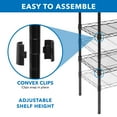 thumbnail image 5 of Mount-it! 5 Tier Metal Shelving Unit, for Home, Office and Commercial Storage Purposes, 5 of 9