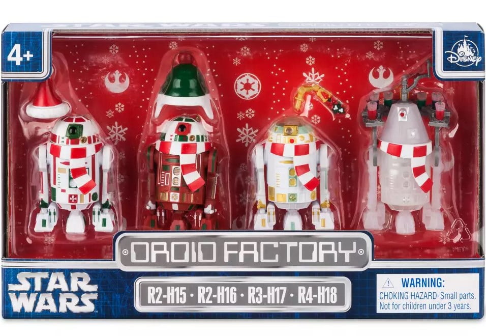 STAR WARS DISNEY PARKS DROID FACTORY ACTION FIGURES FOUR PACK NEW IN BOX 
