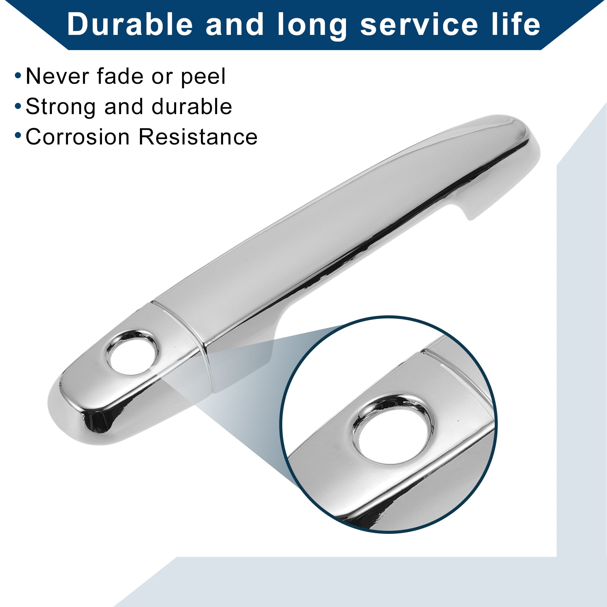 Unique Bargains Car Door Handle Cover Trim for Toyota Corolla Sedan 2003-2010