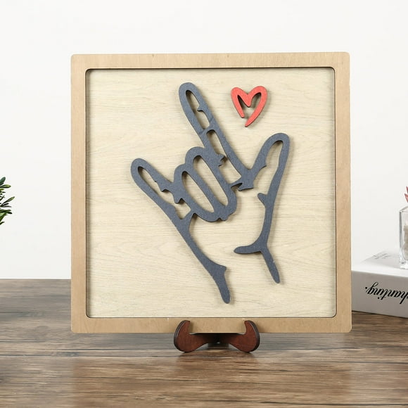 Viflosae Home Decorationthe I You Sign Language-Wooden Sign Weekly flyer features
