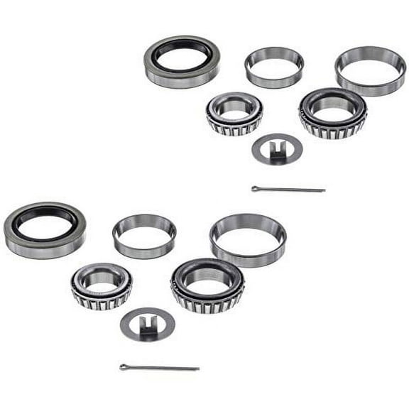 QJZ 3500lbs Trailer Axle L44649/10 L68149/11 Bearing Kit, #84 Spindle, 1.719 Seal