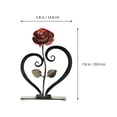 thumbnail image 2 of Adorno de flor de rosa para el Día de San Valentín, soporte de exhibición de rosas acrílicas en forma de corazón, mesa de tocador, adorno de rosas para decoración del hogar, 2 of 5