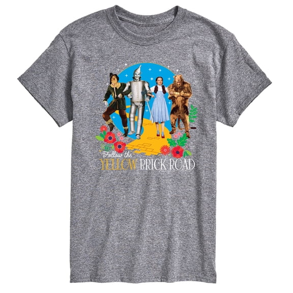 Wizard of Oz - Follow the Yellow Brick Road - Men's Short Sleeve Graphic T-Shirt