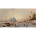 thumbnail image 2 of Franz Richard Unterberger 24x15 Gold Ornate Framed and Double Matted Museum Art Print Titled - Venice Under Sunset, 2 of 4