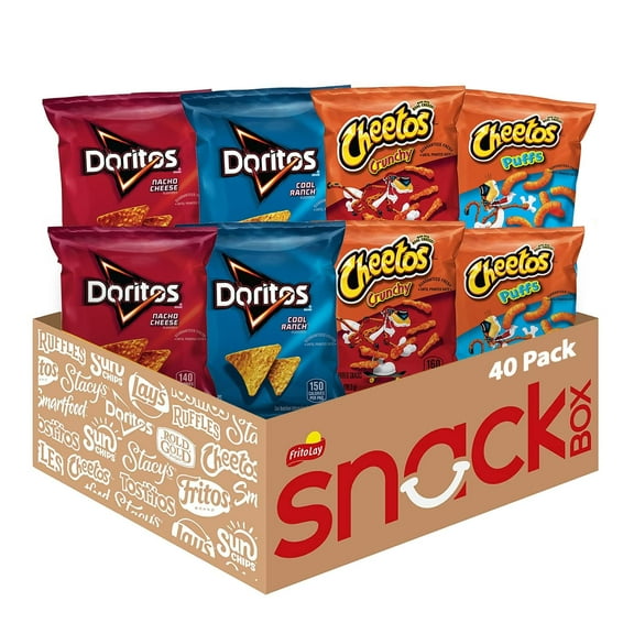 Frito-Lay Doritos & Cheetos Mix Variety Pack, (Pack of 40)
