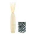 thumbnail image 5 of Leewadee Large Cream Home Decor Floor Vase - Wooden 34 inch Tall Farmhouse Decor Flower Holder For Fake Plant And Pampas Grass, 5 of 5