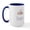 White/Navy Inside, variant on CafePress - Easter Eggs Sofia Large Mug - 15 oz Ceramic Large White Novelty Mug
