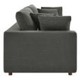thumbnail image 3 of Modway Commix Down Filled Overstuffed Sofa in Gray, 3 of 8