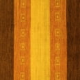 thumbnail image 1 of Ahgly Company Indoor Square Abstract Yellow Modern Area Rugs, 7' Square, 1 of 4