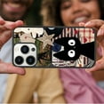 thumbnail image 4 of Silly Black Cat for iPhone 13 Mini Case, Cute Aesthetic Art Puzzle Shock-Absorbent Protective,Black, 4 of 6