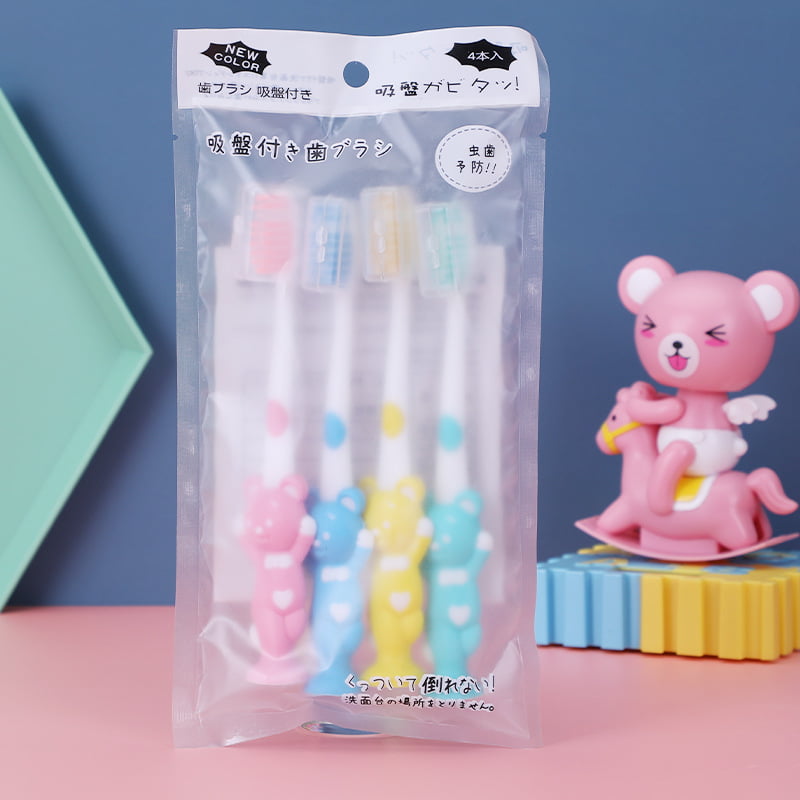 PICK ONE FROM 4 COLORS 360 CHILDREN TOOTHBRUSH MADE IN JAPAN 