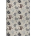thumbnail image 2 of Addison Rugs Dream Shag Premium Machine Washable Transitional Turtles Sand Rectangle Rug, 8' x 10', 2 of 8