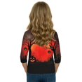 thumbnail image 6 of Grblisyd 3/4 Sleeve Shirt for Girls Boys Casual Basic Tees Fall Winter Halloween Crew Neck Tops Blouse 7-8 Years, 6 of 6