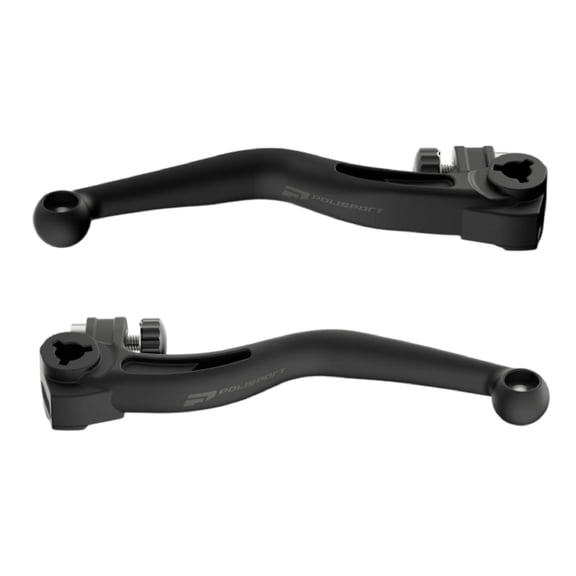 Polisport APT Unbreakable Levers Kit - Fits: Beta RR 125/250/300 2T, RR 350/390/430/480 4T (2013–2024) Motocross (MX/Enduro) Brake/Clutch Levers, Durable Composite, OEM Shape, Easy Install Black