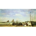 thumbnail image 1 of The Beach At Trouville-Monet - CANVAS OR FINE PRINT WALL ART, 1 of 1