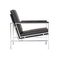 thumbnail image 4 of Studio Designs Home, Black, Modern Atlas Accent Chair for Living Room Bedroom, Bonded Leather,, 4 of 6