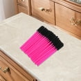 thumbnail image 5 of Ofertas Únicas 50 Pcs Cepillo de Pestañas de Silicona Conveniente para Baño Rosa Rojo de Plástico Silicona, 5 of 5