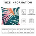 thumbnail image 5 of JEUXUS  Throw Pillow Covers Vintage Palm Banana Leaves Cushion Pillow Case Home Decor Pillowcase, 5 of 5