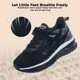 thumbnail image 3 of NRNHI Boys Girls Shoes Kids Sneakers Running Tennis Athletic Shoes Breathable Sport Walking Shoes (PureBlack Size 7 Toddler), 3 of 6