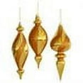 thumbnail image 2 of Vickerman 29016 - 8" Copper Finial Assorted Christmas Tree Ornament (3 pack) (O121318), 2 of 2