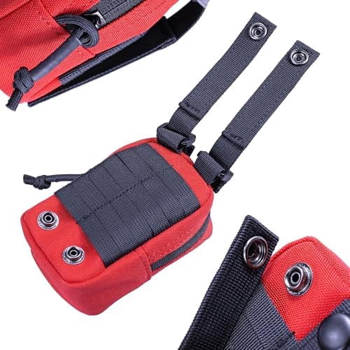 Disposable Glove Pouch Easy Access, Latex Gloves Pouch MOLLE Mounted for First Responders Duty Belt Backpack