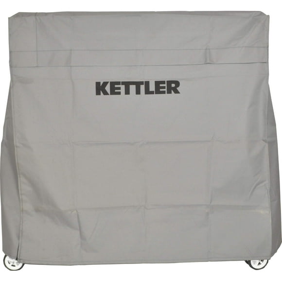 KETTLER Heavy-Duty Weatherproof Indoor/Outdoor Table Tennis Table Cover, Grey (7033-100)