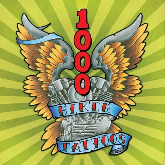 1000 Biker Tattoos (Paperback) by Sara Liberte