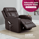 thumbnail image 4 of Sillón Tauber Elevador Reclinable con Masaje Cafe, 4 of 7