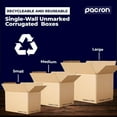 thumbnail image 3 of Pacron 25-Pack Cardboard Moving Boxes 15x11.5x22 – Durable for Shipping & Storage, 3 of 7